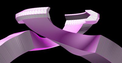 3D model of the claw now blended smoothly into the ring's side edge instead of meeting it at a hard angle